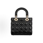 DIOR迪奥 Lady Dior My ABCDior 戴妃包 单肩斜挎⼿提包 ⼩号 ⼥款 ⿊色